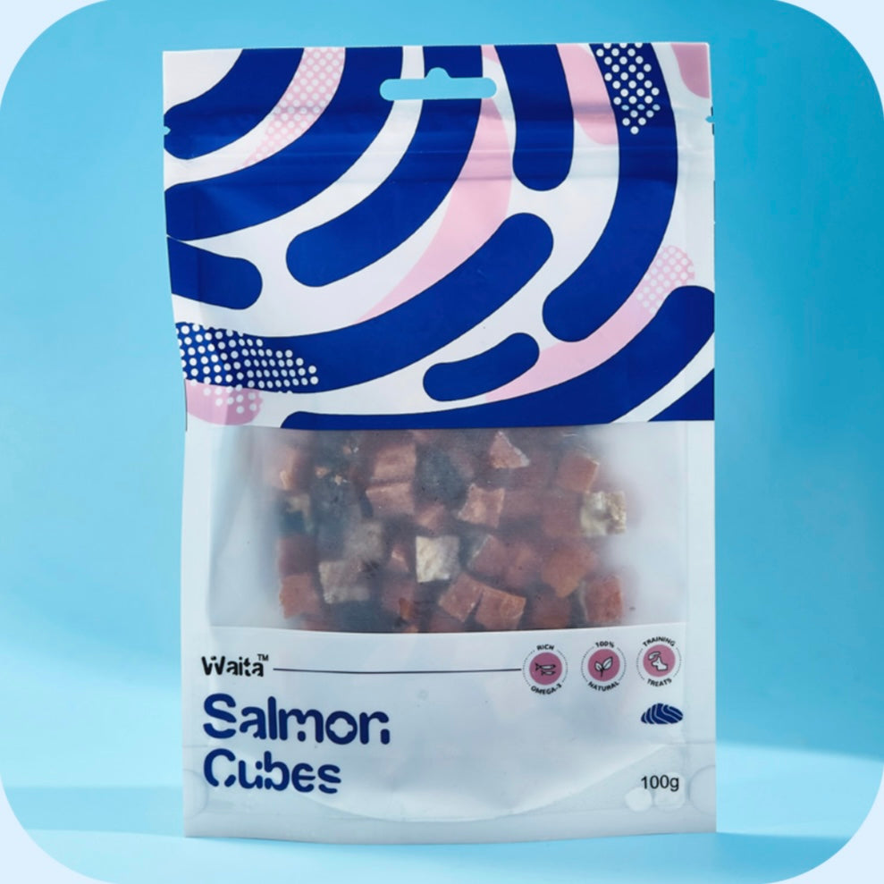 Waita Air Dried Salmon Cubes
