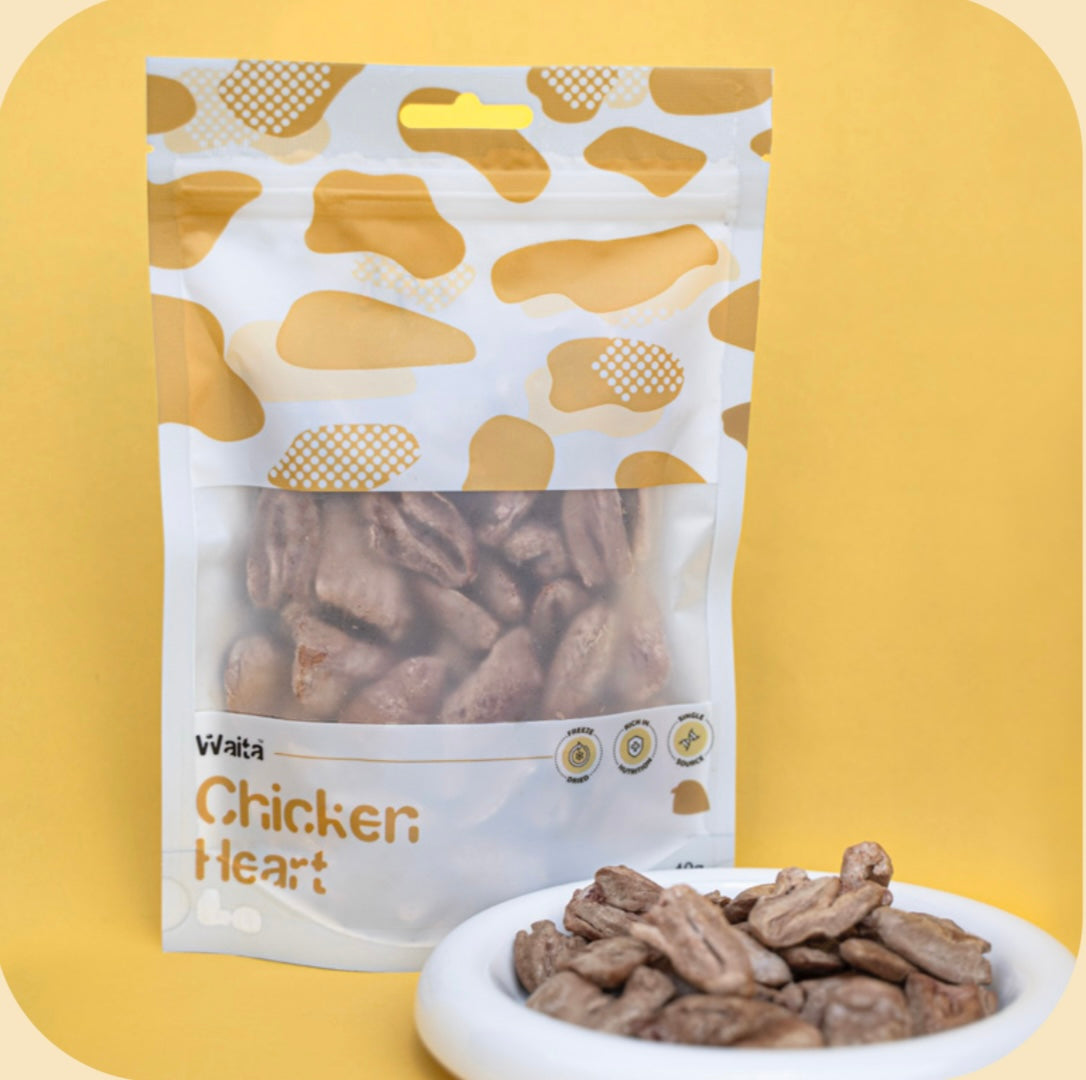Waita Freeze Dried Chicken Hearts