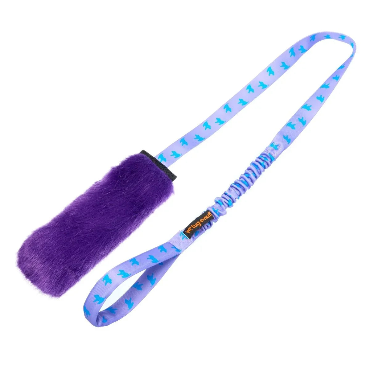 Tug-e-nuff Faux Fur Squeaky Bungee Chaser